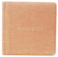 Szénássy jegyzetfüzet, aranyozott lapszéllel, vászon kötésben