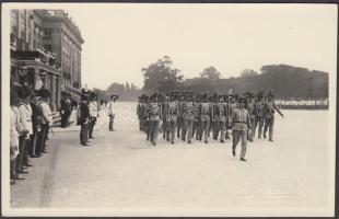 cca 1910 Ferenc József hegyivadászok Bécsben foto / Scarpone photo