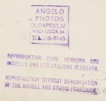 cca 1940 Angelo (1894-1974): Jávor Pál. Vintage fotó, jobbra lent és hátoldalán pecséttel jelzett, 2...