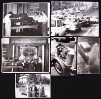 1900-1980 55 db autós fénykép (köztük több fotó Tiszavölgyi József felvétele) kfl méretben