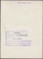 1935 Kinszki Imre (1901-1945): Gomba a Pilisben ("Ein lustiger Pilz"). Vintage alkotás, há...