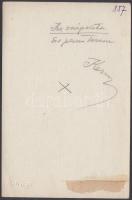 cca 1920 Kerny István (1879-1963): A királyi várpalota egyik terme. Aláírva, feliratozva, dombor-pec...