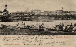 Baja Sugovica part, templom (fl)