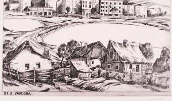 21 db szocreál témájú rézkarcok, több jelzett,(Feledy, Ék, Varga stb)