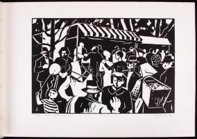 21 db szocreál témájú rézkarcok, több jelzett,(Feledy, Ék, Varga stb)