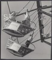 cca 1950 Ismeretlen szerző: Hajóhinta. Vintage alkotás, a modern magyar fényképek gyűjteményéből, 13x11 cm