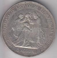 1907KB. 5K Ag "Koronázási évforduló" T:2-