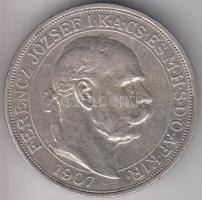 1907KB. 5K Ag "Koronázási évforduló" T:2-