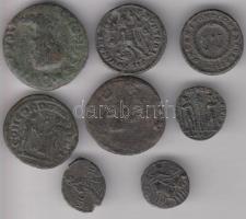 Római Birodalom / 8db-ból álló kis bronz tétel T:vegyes