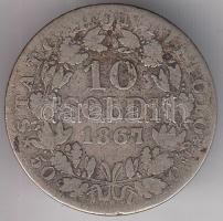 Olasz Államok /Pápai Államok 1867. 10s Ag T:3 Italian States / Papal States 1867. 10 soldi Ag C:F