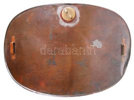 Réz derékmelegítő, horpadt, h:30 cm