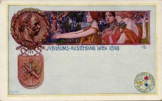 1898 Jubiläums Ausstellung, Wien, Philipp & Kramer Nr. 7. / Vienna Expo