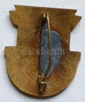 ~1950-es évek "SPARTACUS II. Országos Találkozó" tűzzománcozott Br jelvény T:1