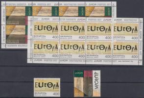 Europa CEPT: Poster Art set + 2 stamp-booklets, Europa CEPT: Plakátművészet sor + 2 bélyegfüzetlap