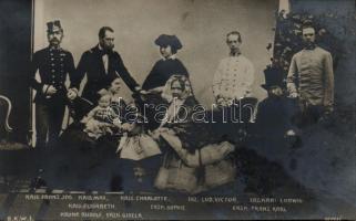 The Austrian Royal family, Franz Joseph, Elisabeth ...
