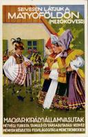 Matyóföld, Mezőkövesd, MÁV turisztikai reklám / Hungarian State Railways tourism campaign s: Haranghy