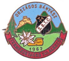 1962. "Országos Bányász Természetjáró Találkozó - Salgótarjáni Bányász Torna Club" tűzzománcozott Br jelvény T:1