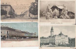 16 db régi, magyar képeslap, benne egy Szabadka és Tardoskedd lap / 16 Hungarian postcards, between them Tvrdosovce and Subotica card