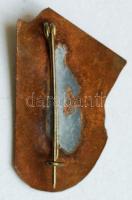 ~1960. "Gyopár Ruhaipari SPARTACUS" tűzzománcozott Br turista jelvény (piros-zöld-fehér) T...