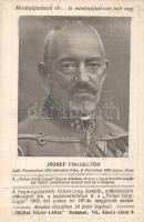 1905 József Főherceg / Joseph archduke obituary card