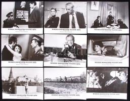 Cca 1960 "Minden bizonyíték ellene szól" című orosz film jelenetei és színészei 31 db ff fotón, 18x24 cm
