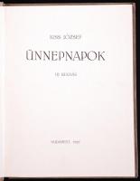 Kiss József, Ünnepnapok. Versek a zsidó ünnepekről. Bp. 1922. Uj kiadás. 125p. Kiadói kartonkötésben...
