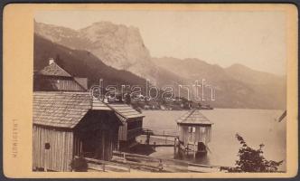 Klause am Grundlsee. Keményhátú fotó, 10×6 cm