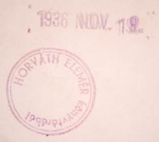 1937 Diplomáciai esemény, dísz-század Bp., Körönd, 2 db feliratozott fotón, 18x24 cm