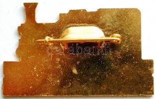 ~1970. "Széchenyi Múzeumvasút" hidegzománcozott jelvény (32x50mm) T:1