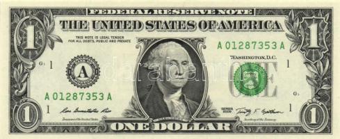 Amerikai Egyesült Államok 2009. 1$ "A-L" (12x) T:I USA 2009. 1 Dollar "A-L" (12x) C:UNC