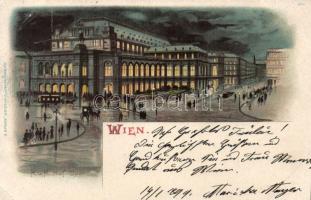 7 db régi képeslap: Wien (litho), Charlottenburg, Leipzig, Stuttgart, Abergele, Chester, Bournemouth