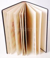 1900-1960 Cca 350db, vegyes okmánybélyeg berakóba rendezve, sok egyforma ívdarabbal