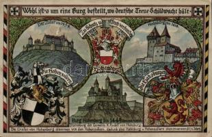 Austrian Royal families, Hohenzoller, Habsburg, Hohenberg, coat of arms