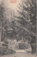 Stószfürdő promenade