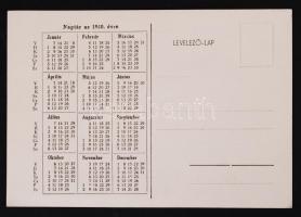 1940 Levlap méretű naptár Stylograph-reklámmal