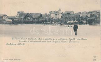 Balatonfüred nyaralók, Stefánia Yacht klubháza