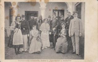 Balatonendréd, műkedvelők Jámbor L. "Viszontlátás" című darabjában (fl)