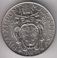 Vatikán 1936. 1L "Szűz Mária" T:1,1-
Vatican 1936. 1 Lira Ag "Virgin Mary" C:UNC...