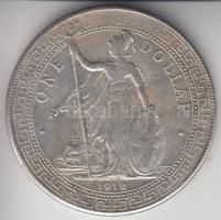 Nagy-Britannia 1912. 1$ "Britannia" T:3 Great Britain 1912. 1 Dollar "Britannia" C:F