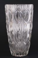 Dekoratív nagyméretű üveg váza / Nice glass vase 30x17 cm