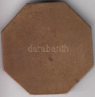 1935. "Az Angol-Magyar Bank Tisztviselőinek Sportegyesülete" Br nyolcszögletes plakett (42...