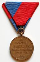 1938. "Felvidéki Emlékérem" Br emlékérem mellszalaggal T:2,2-
Hungary 1938. "Commemor...