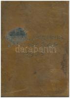 1925. "Asztalitenisz Bajnokság" Br plakett (51.5x35mm) T:2