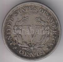 Amerikai Egyesült Államok 1908. 5c "Liberty" T:2- USA 1908. 5 Cents "Liberty" C:VF
