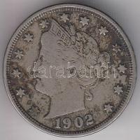 Amerikai Egyesült Államok 1908. 5c "Liberty" T:2-
USA 1908. 5 Cents "Liberty" C:...