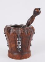 Ritka fa mozsár / Wood mortar 12 cm