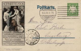 1906 Nürnberg Jubiläums Ausstellung, 5 Pf Ga.