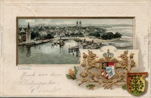 Lindau am Bodensee, coat of arms Emb. litho