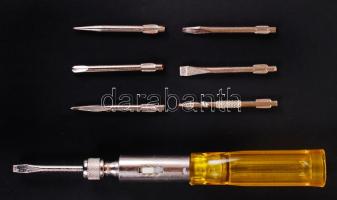 Hilti csavarhuzó készlet, műanyag tokban, h:20 cm