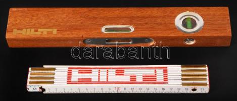 Hilti vízmérték és colstok, h: 24-31 cm